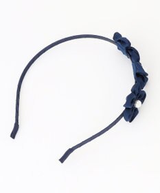 ANY KIDS シフォンパール×お花 キッズカチューシャ