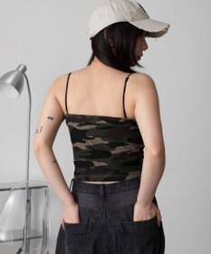 WEGO グラフィックカップインショートキャミ