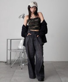 WEGO グラフィックカップインショートキャミ