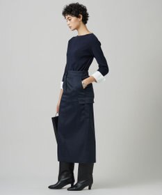 ICB 【洗える】 クロスコンビ デザインニットプルオーバー