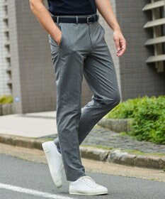 GOTAIRIKU 圧倒的清涼感・８つの機能美【接触冷感/通気性/軽量/撥水…等】クールドッツ セットアップパンツ_ヘリンボーンプリント（25年モデル）