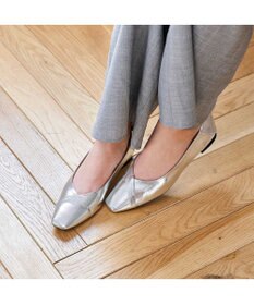 MODE ET JACOMO <carino>スクエアトゥバレエシューズ