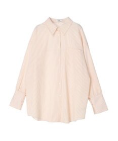 earth music&ecology サッカーストライプボーイズライクシャツ