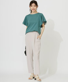 ANY SIS 【接触冷感・吸水速乾・UVカット】サラキレイ テーパードパンツ