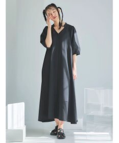 Green Parks ■ＥＳＣＡＲ　ランタンスリーブシャツワンピース