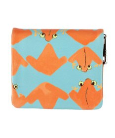 tsumori chisato CARRY コスタリカカエル 2つ折り財布 ミニ財布 【カラフル＆刺繍テクニック】