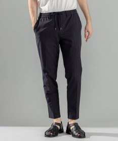 JOSEPH HOMME 新型・新柄【洗える/ストレッチ/シワになりにくい/セットアップ対応可】クールドッツストレッチ ドロスト付テーパードパンツ / PEGG CONVERTIBLE