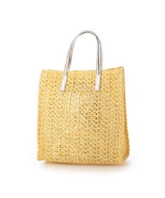 UNBILLION カシュカシュ cachecache / 透かし編みスクエアトートバッグ