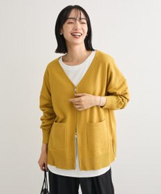 Green Parks アンチピリングゆるｚｉｐカーディガン