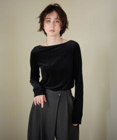 #Newans 【洗濯機可／ 前後着用可】 シアーベロアプルオーバー