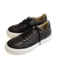 Pointer 日本製 本革軽量 大人厚底スニーカー