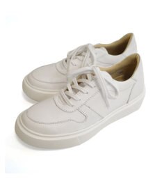 Pointer 日本製 本革軽量 大人厚底スニーカー