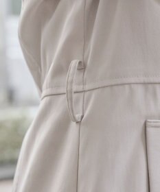 Tiaclasse L 【洗える】リボンベルト付きトレンチコート