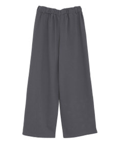 Green Parks フラワーくり抜き刺繍スウェットワイドパンツ