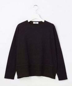 J.PRESS LADIES L Vis/Peスパーク レースデザイン ニット