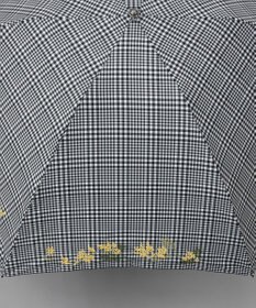 AURORA JILL STUART（ジル スチュアート）ミモザ刺しゅう晴雨兼用傘(折りたたみ傘)