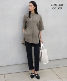 ICB 【WEB限定カラーあり】FluidBackSatin ドロストパンツ