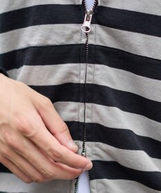 WEGO 【ユニセックスITEM/MLサイズ展開】ナンバリングカットZIPパーカー