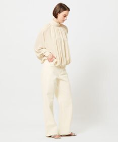 BEIGE， 【WEB限定】DION / ギャザーブラウス