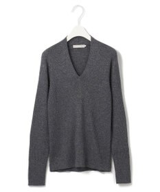 ICB 【新色追加・洗える】エクストラファインメリノ Vネックプルオーバー