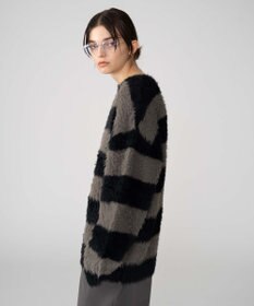 WEGO 【2025秋冬新作/ユニセックス着用ITEM/MLサイズ展開】フェザーニットプルオーバー