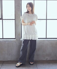 earth music&ecology 裾フリルキャミワンピース