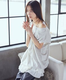 earth music&ecology 裾フリルキャミワンピース