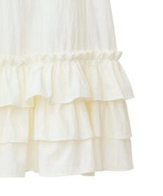 earth music&ecology 裾フリルキャミワンピース