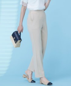 組曲 S スタイルアップジャージー フレアパンツ