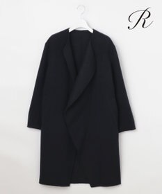 23区 S 【R(アール)】ウールリバー ノーカラー コート