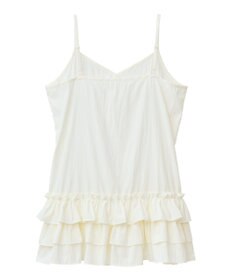 earth music&ecology 裾フリルキャミワンピース