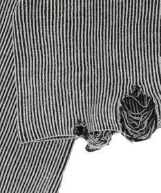 WEGO ダメージショートニットPO