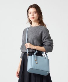 LA BAGAGERIE 【MONICA】ボウタイリボンハンドバッグ