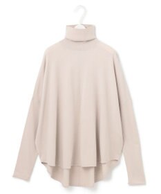 ICB 【洗える】ヴィスコースワイド ハイネックプルオーバー
