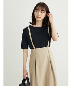 Green Parks ５分袖カットリブプルオーバー