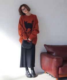 WEGO 【ユニセックス着用ITEM/MLサイズ展開/25年秋冬新作】ファジーグラフィックプルオーバー