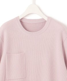 ICB 【WEB限定・洗える】ウールポリエステル クルーネックプルオーバー