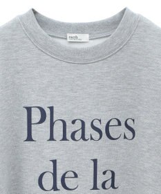 earth music&ecology Ｐｈａｓｅｓ　ｄｅ　ｌａ　Ｌｕｎｅルーズスウェット