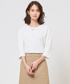 J.PRESS LADIES L 針抜きフライス クルーネック カットソー