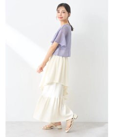 earth music&ecology カットティアードスカート