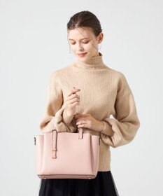 LA BAGAGERIE 【MONICA】ボウタイリボンハンドバッグ