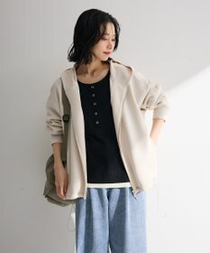 Green Parks ヘンリーネックレイヤードニットプルオーバー