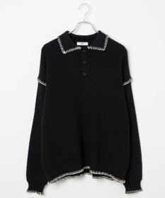 WEGO ハンドステッチポロプルオーバー