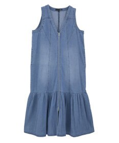 Green Parks ・ＳＵＧＡＲ　ＳＰＯＯＮ　Ｗ－ＺＩＰデニムロングワンヒ