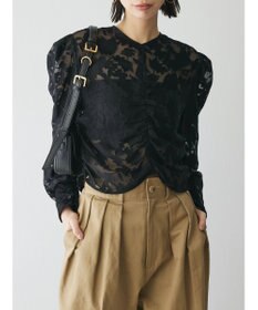 Green Parks AnriettMusee 花柄オパールシャーリングブラウス