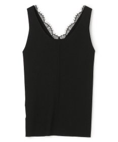 BEIGE， 【VERY NaVY掲載】RUBY / レーストリム リブタンクトップ