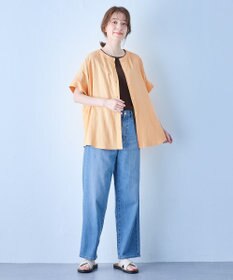 ANY フレンチリネンシャツブラウス