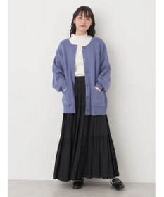 earth music&ecology チェーンリブハイネックプルオーバー