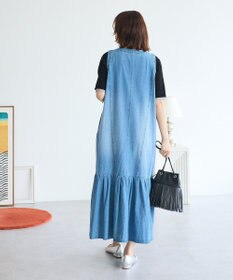 Green Parks ・ＳＵＧＡＲ　ＳＰＯＯＮ　Ｗ－ＺＩＰデニムロングワンヒ