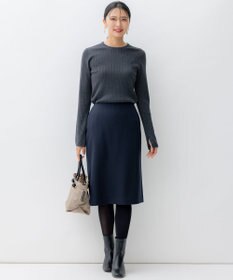 23区 S 【洗える】ウールライクカルゼ タイト スカート